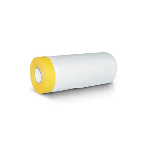 High Viscosity Car Protective Yellow Pre-Taped Masking Film
