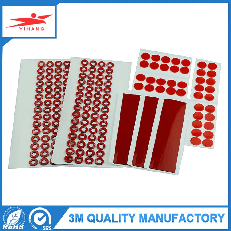 Die Cutting Adhesive Pad Double Sided Foam Tape Round And Rectangle