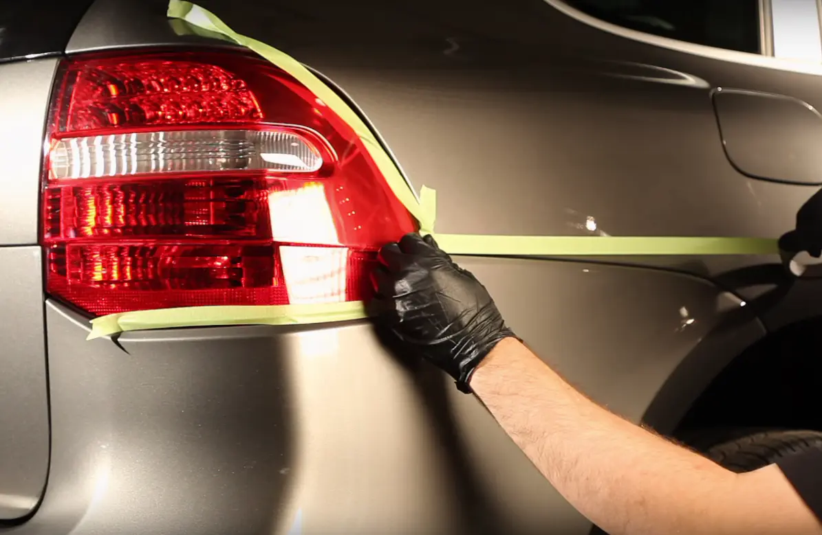 Spray Protective Car Auto Painting Masking Clear Film
