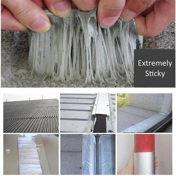 Waterproof Butyl Rubber Sealant Tape Repair For Pipe, Rv Roof