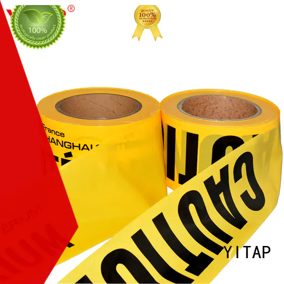 YITAP custom safety barricade tape supply for caution