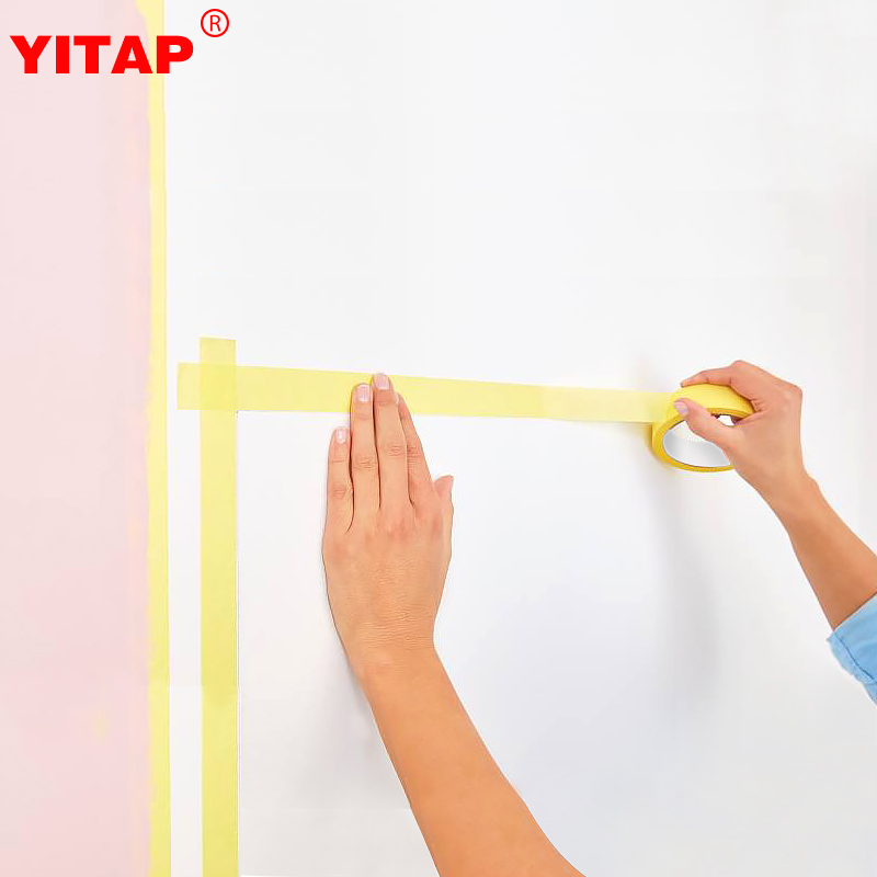can you put masking tape on wallpaper