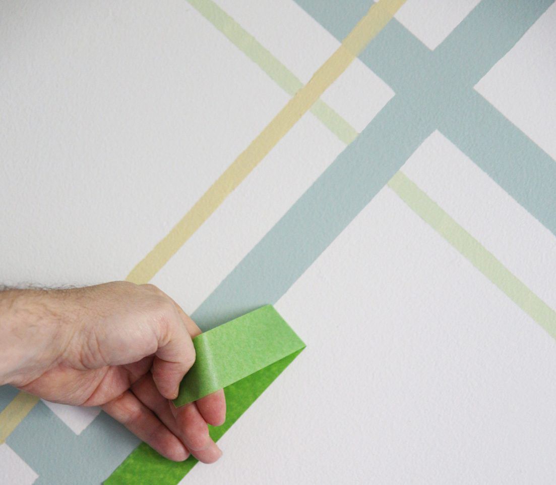 do you remove masking tape paint wet dry