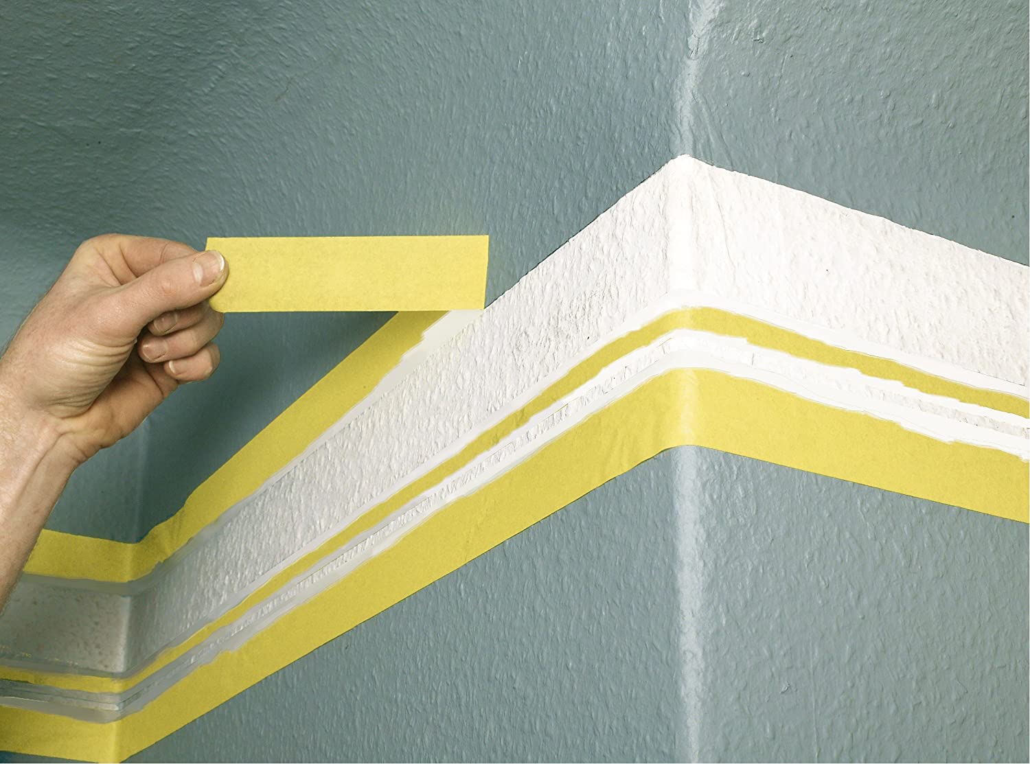 does masking tape take paint off walls